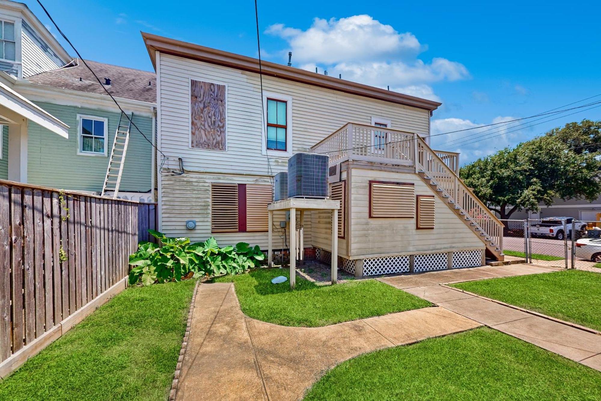 Ferienwohnung Under The Avenue Galveston Exterior foto